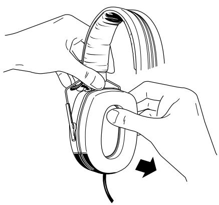 SENNHEISER HMEC 300 - Remplacement des coussins d'oreillettes - 1