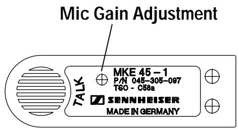 SENNHEISER HMEC 300 - Réglage de volume - 1