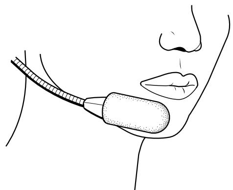 SENNHEISER HMEC 300 - Déplacement du flexible de micro - 1