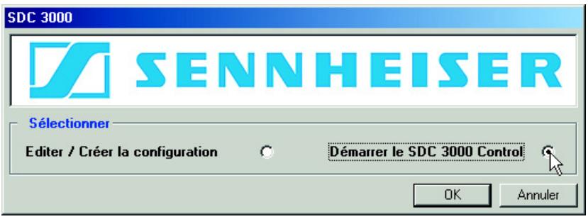 SENNHEISER SDC 3000 DC - Démarrer le programme de gestion de conférence - 1
