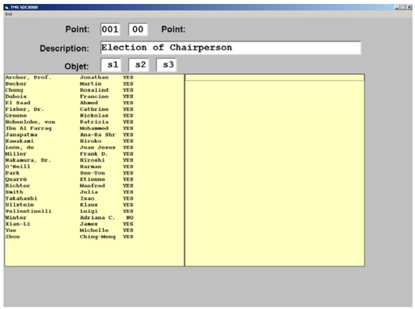 SENNHEISER SDC 8000 SYS - Configuration des résultats de vote sur le PC Video - 4