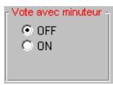 SENNHEISER SDC 8000 SYS - Réglage de la durée du vote - 3