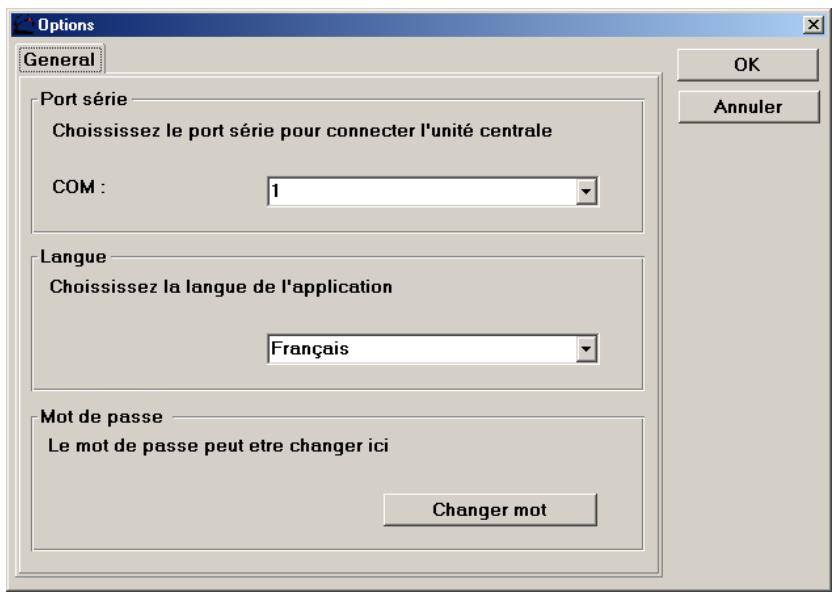 SENNHEISER SDC 8000 SYS - Configuration du port COM, de la langue du menu et du mot de passer - 2