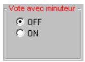 SENNHEISER SDC 8000 SYS - Réglage de la durée du vote - 1