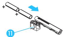 SENNHEISER SKM 5200 - Misen en place des piles dans le boîtier d'alimentation B 5000 - 2