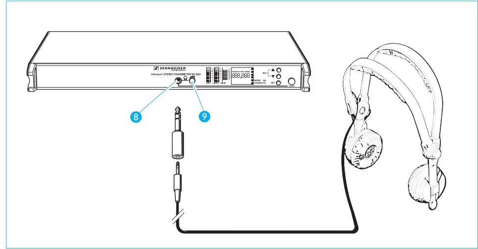 SENNHEISER SR 3054-U - Comment changer de fréquence d'émission - 1