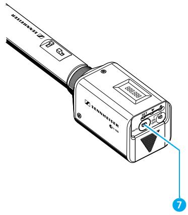 SENNHEISER EVOLUTION WIRELESS EW 100 - Opsteekbare zender SKP 100 in bedrijf stellen - 4