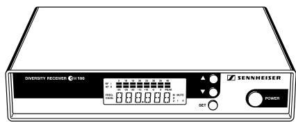 SENNHEISER EVOLUTION WIRELESS EW 100 - Important notes - 1