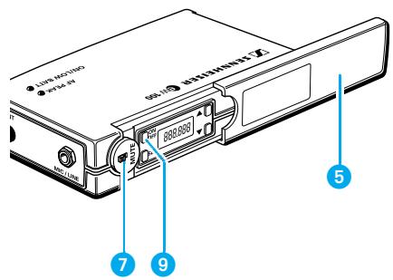 SENNHEISER EVOLUTION WIRELESS EW 100 - Mikrofonkabel/ Line-Kabel einstecken - 1