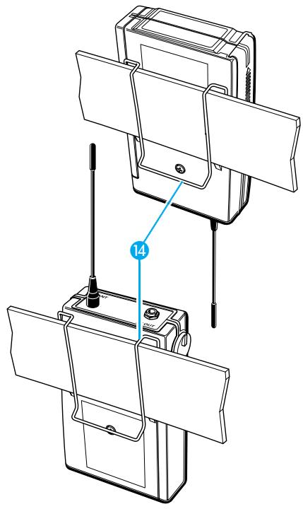 SENNHEISER EVOLUTION WIRELESS EW 100 - Indication de I'etat pile - 1