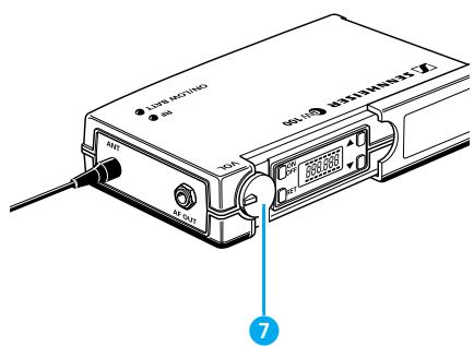 SENNHEISER EVOLUTION WIRELESS EW 100 - Conectar los equipos de reproduccion y de grabacion - 1