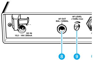 SENNHEISER EVOLUTION WIRELESS EW 100 - Conmutar/discommutar el receptor - 1