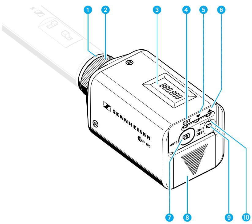 SENNHEISER EVOLUTION WIRELESS EW 100 - Puesta en funciona del transmisor de corbata SKP 100 - 1