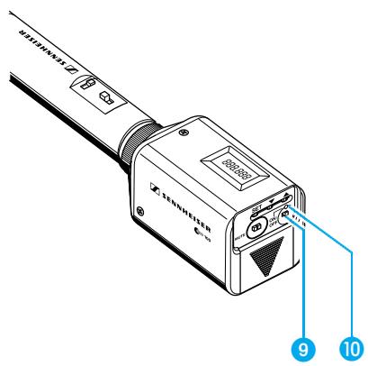 SENNHEISER EVOLUTION WIRELESS EW 100 - Positionnement des microphones - 3