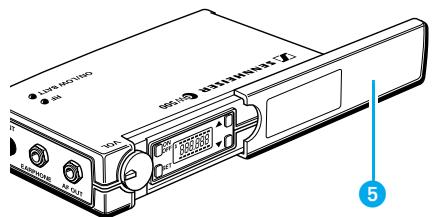 SENNHEISER EVOLUTION WIRELESS EW 100 - Ajustar el nivel de salute - 1