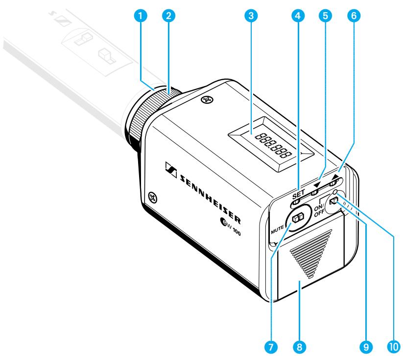 SENNHEISER EVOLUTION WIRELESS EW 100 - Positioning the microphones - 1