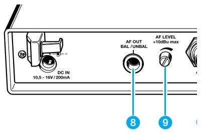 SENNHEISER EVOLUTION WIRELESS EW 100 - Collegamento dell'alimentatore - 1