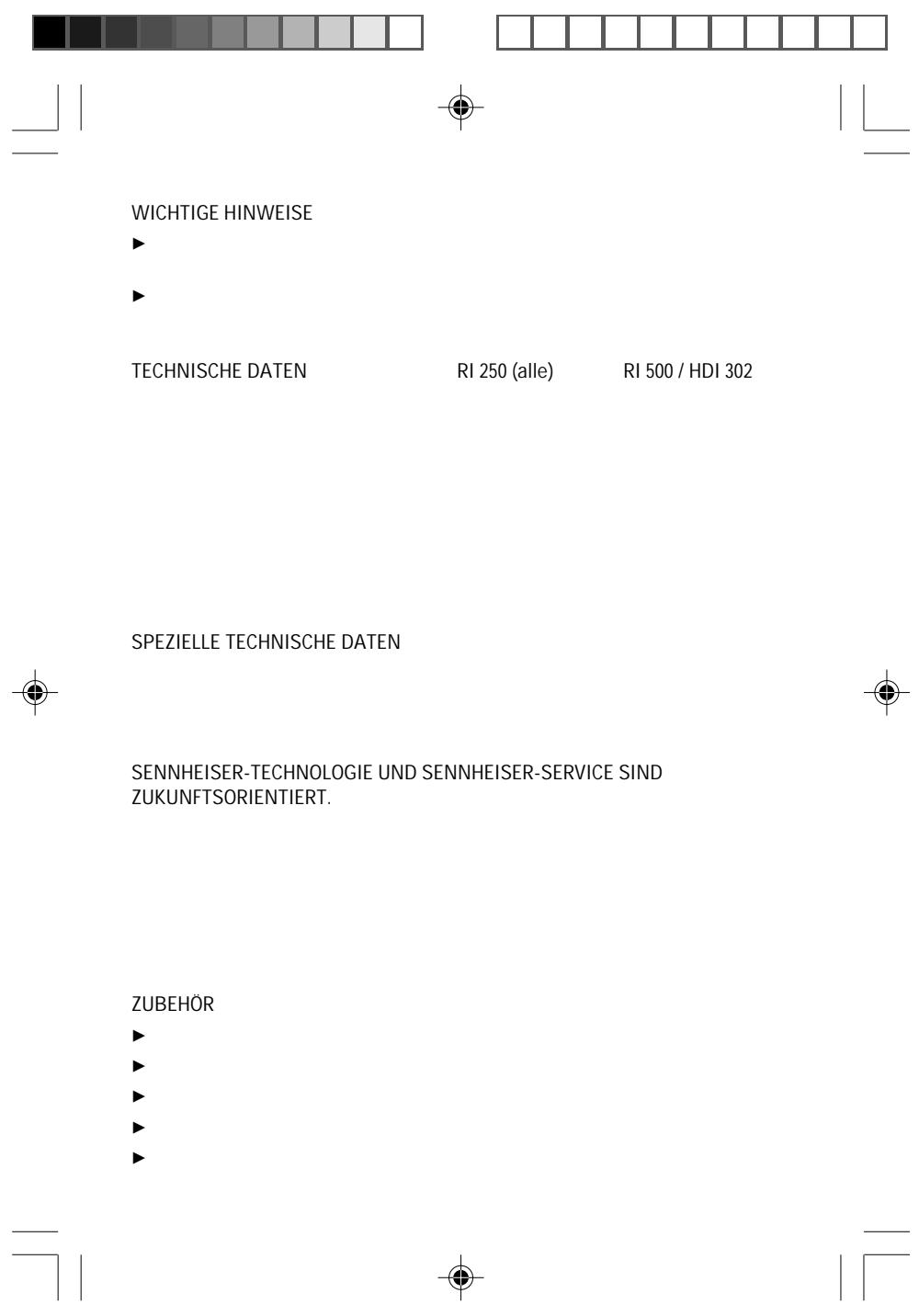 SENNHEISER HDI 302 - EINSTELLUNG DER TIEFENABSENKUNG - 71
