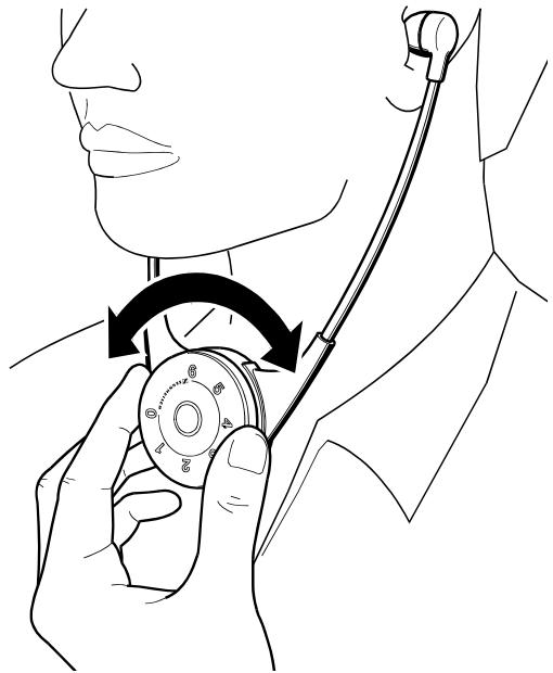 SENNHEISER SET 820 - Réglage du volume - 1