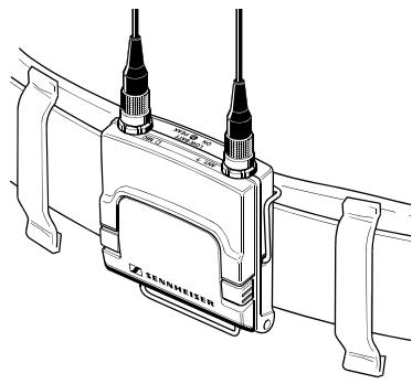 SENNHEISER SK 5012 - Fissaggio del trasmettitore tascabile - 1