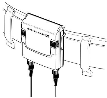 SENNHEISER SK 5012 - Zakzender bevestigen - 2
