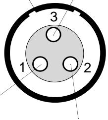 SENNHEISER SK 5012 - Socket assignment SK 5012 - 3