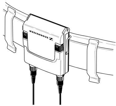 SENNHEISER SK 5012 - Fijar el transmisor de bolsillo - 2