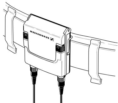 SENNHEISER SK 5012 - Fissaggio del trasmettitore tascabile - 2