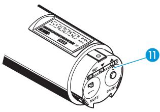 SENNHEISER SKM 565 G2 - Témoins de fonctionnement et d'état des piles - 1