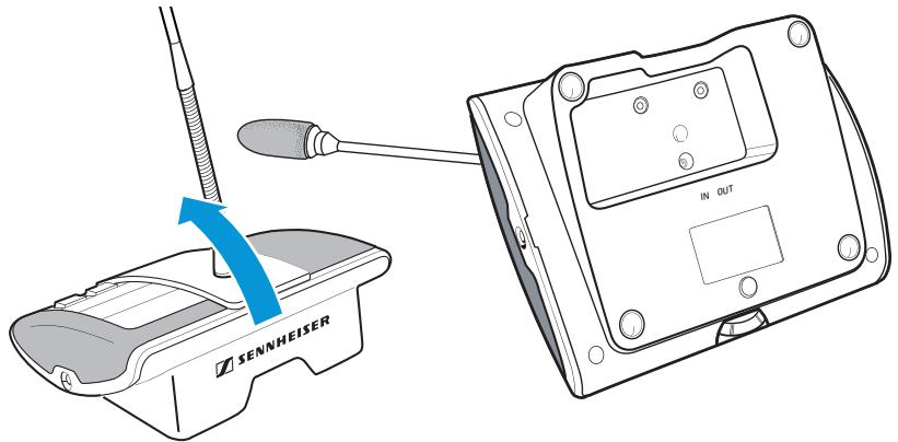 SENNHEISER ADN - Montage du support de cable - 1