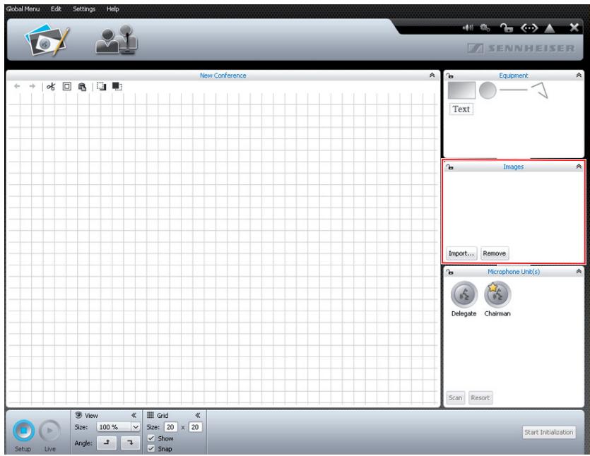 SENNHEISER ADN - Préparation de la conférence et dessin de la salle – mode de fonctionnement « Setup » - 27