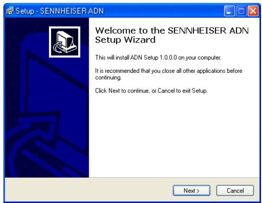 SENNHEISER ADN - Installation du logiciel « Conference Manager » - 1