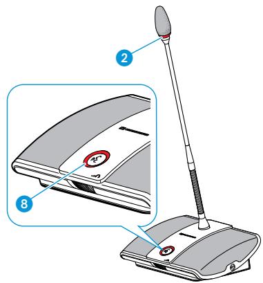 SENNHEISER ADN - Réglage du mode de fonctionnement conférence - 4