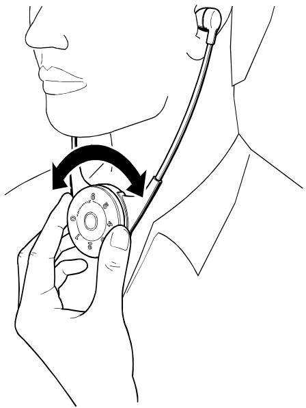 SENNHEISER SET 810 - Réglage du volume - 1