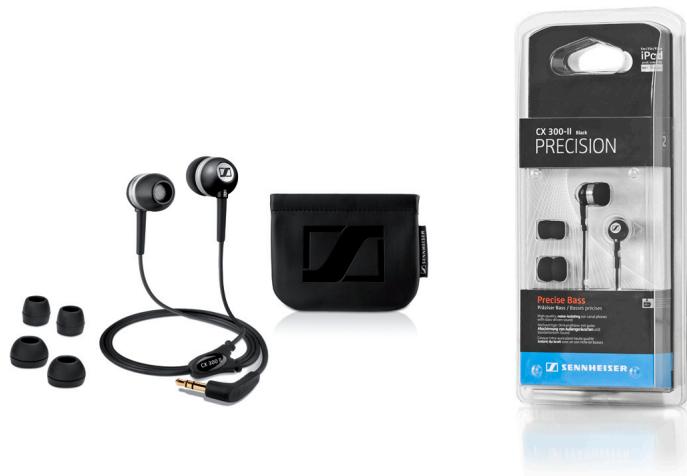 SENNHEISER CX 300-II BLACK - Ecouteurs intra-auriculaires - 1