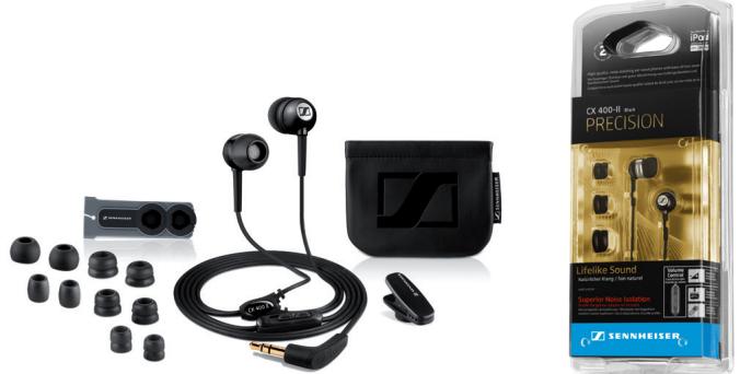 SENNHEISER CX 400-II BLACK - Ecouteurs intra-auriculaires - 1