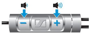 SENNHEISER CX 980I - Régler le volume - 1