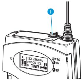 SENNHEISER EK 100 - Fixer le récepteur Diversity à uneamera - 4