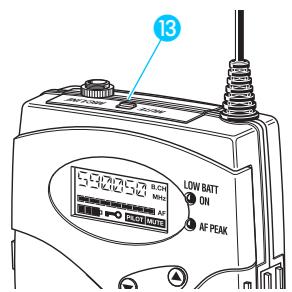 SENNHEISER EK 1038 - Remarque : - 2