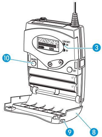 SENNHEISER EW 122 G2 - Mettre le récepteur fixe EM 100 G2 en marche et à l'arrêt - 2