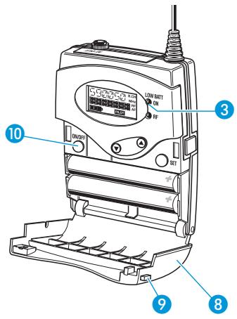 SENNHEISER EW 122-P G2 - Mettre le récepteur fixe EM 100 G2 en marche et à l'arrêt - 2