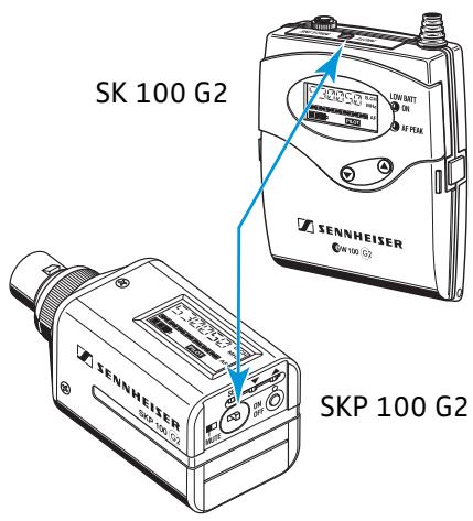 SENNHEISER EW 135 G2 - Mettre l'émetteur en sourdine - 1