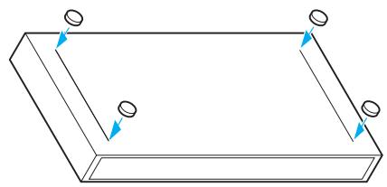 SENNHEISER EW 135 G2 - Monter les pieds de l'appareil - 1