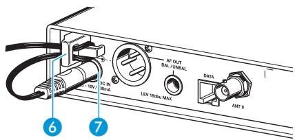 SENNHEISER EW 135 G2 - Raccorder les antennes - 1