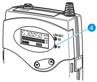 SENNHEISER EW 165 G2 - Témoin signal radio (EK 100 G2 uniquement) - 1