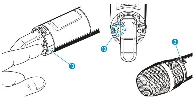 SENNHEISER EW 300 IEM G3 - L'émetteur à main SKM 300 - 1