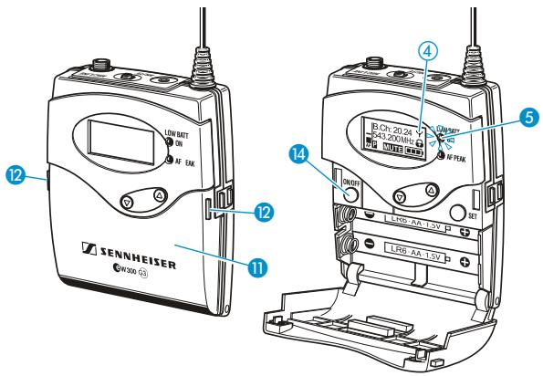 SENNHEISER EW 300 IEM G3 - Emetter de poche SK 300 - 1