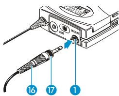 SENNHEISER EW 300 IEM G3 - Raccorder un cable de microphone/cable ligne - 1