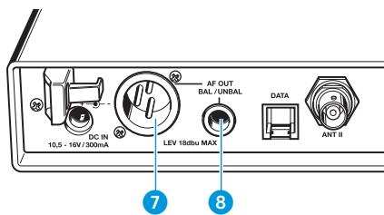 SENNHEISER EW 322 G2 - Raccorder un amplificateur/une table de mixage - 1