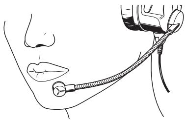 SENNHEISER HME 26 - Positionner le microphone - 1